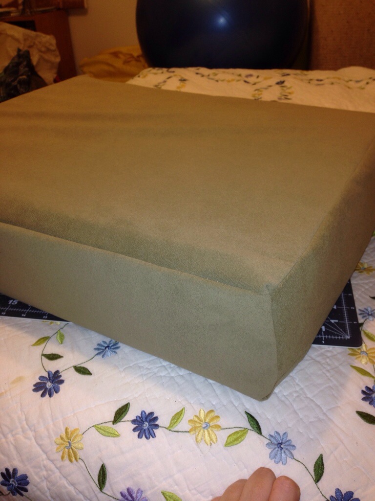 I started the cushions as a surprise for Erik's birthday!