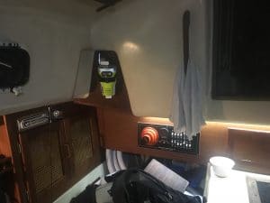 EPIRB by companionway